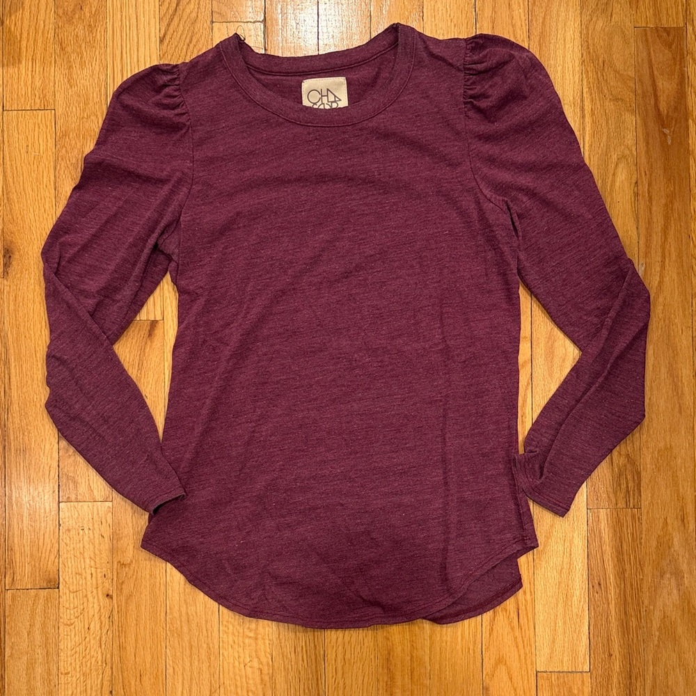 Chaser Women's Purple Long Sleeve Top Size M